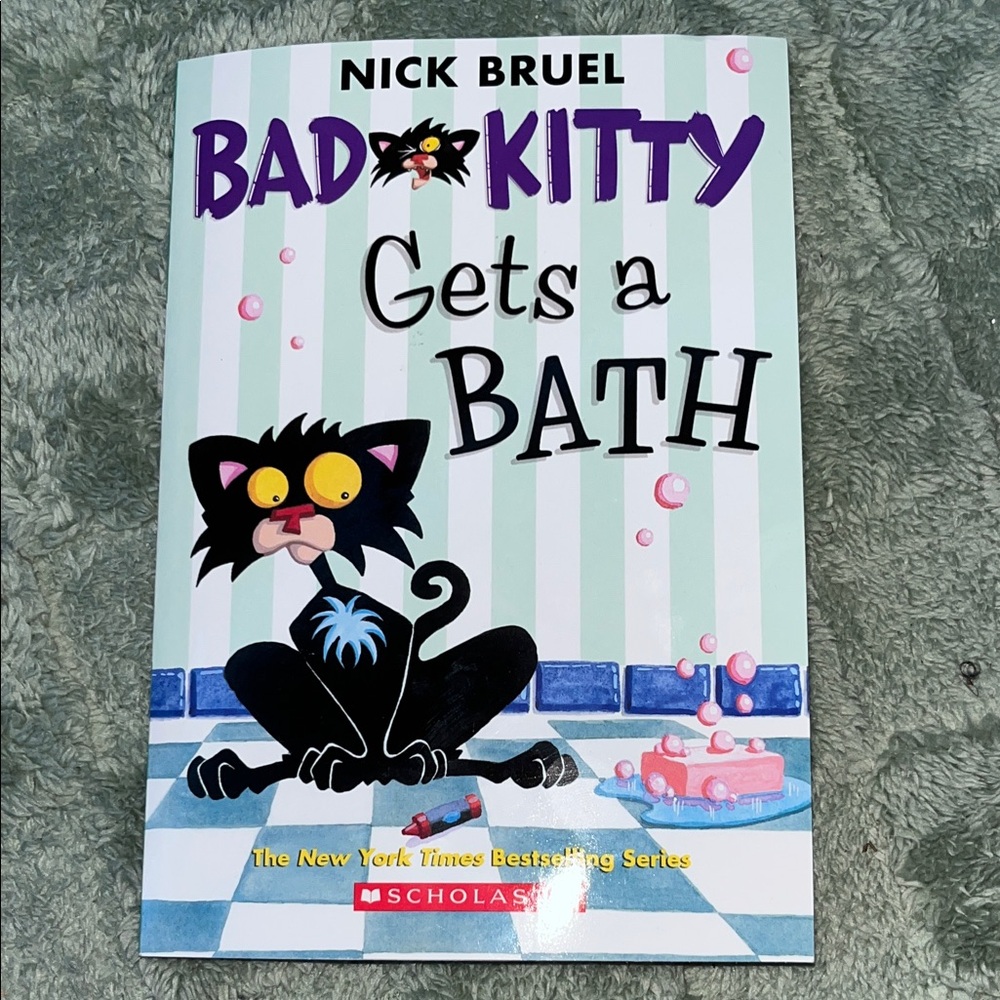 Bad Kitty Gets a Bath Book by Nick Bruel